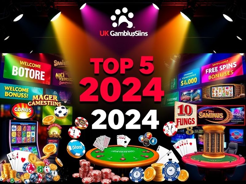 Discover the top 5 online casinos in the UK for 2024. Find expert reviews, game variety, bonuses, and licensing information to choose the best casino for your gambling needs.